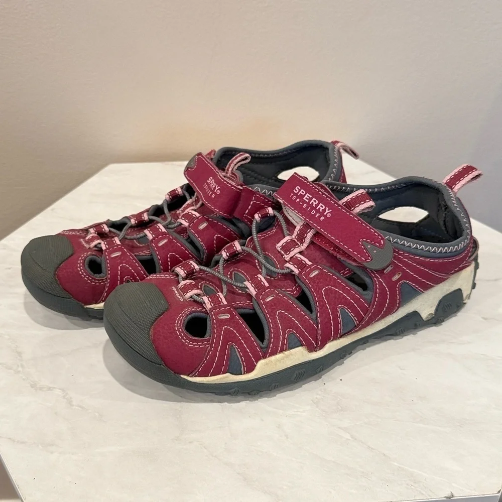 🔥Sperry Kids Shoes - Red and Gray🔥